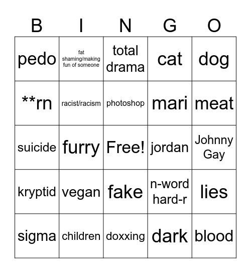 Mediawaffle (Dark Truths) Bingo Card