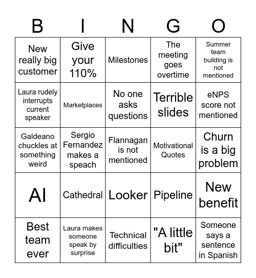 RP 18/07/2024 Bingo Card