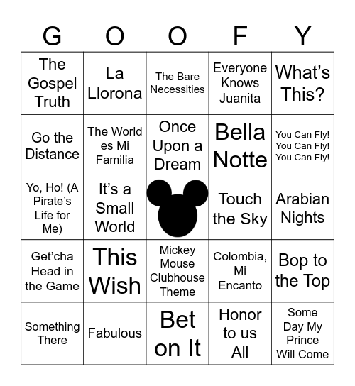 Final Bingo Card