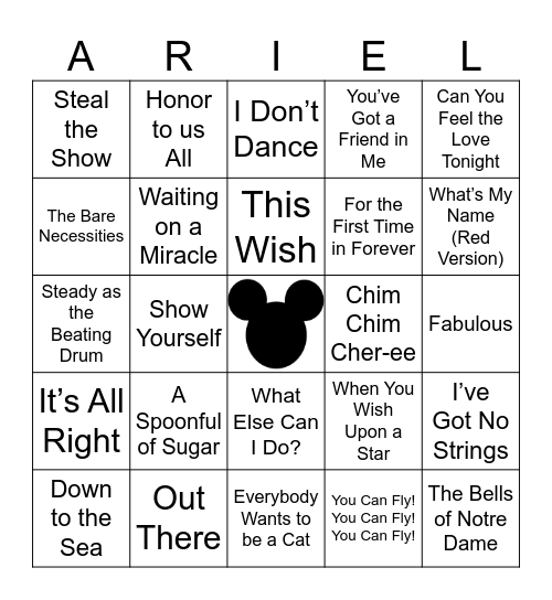Final Bingo Card