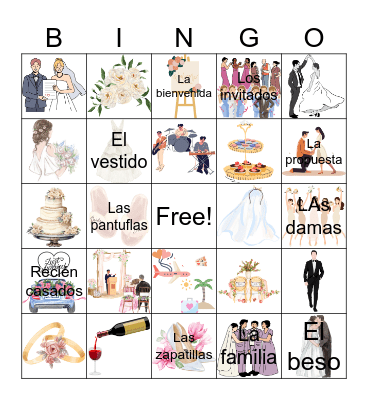 Bridal Shower en honor de Anette Bingo Card