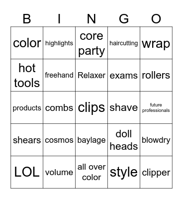 LOL CORE BINGO Card