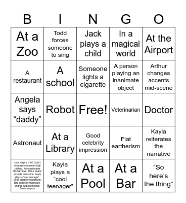 First Draft Bingo July 21, 2024 Bingo Card