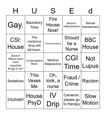 Dr Mouse Bites Bingo Card