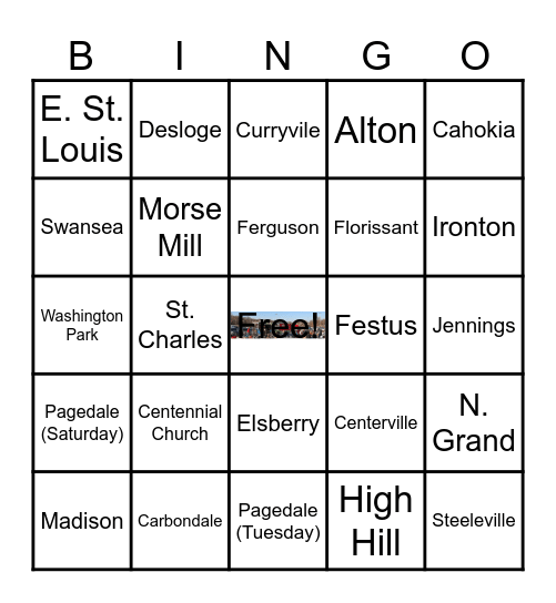 FOTM BINGO! Bingo Card