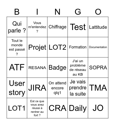 Daily BINGO Card