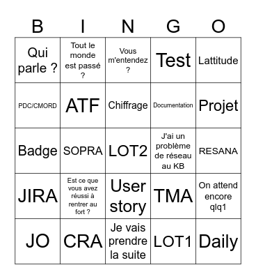 Daily BINGO Card
