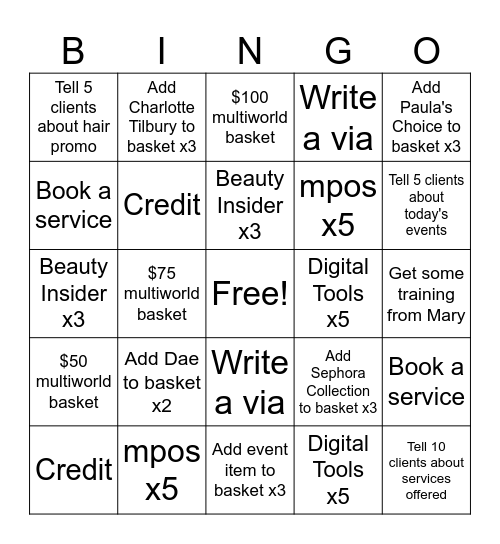 Multiworld Bingo Card