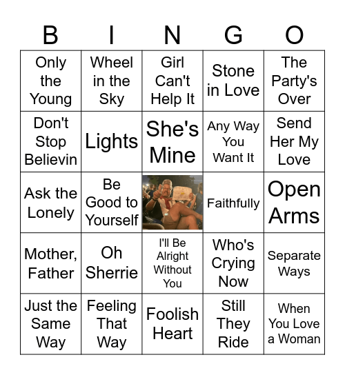 Departure! Bingo Card