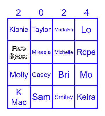 Elite Diamonds Gala Bingo Card