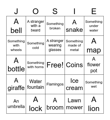 Happy Birthday Bingo Card