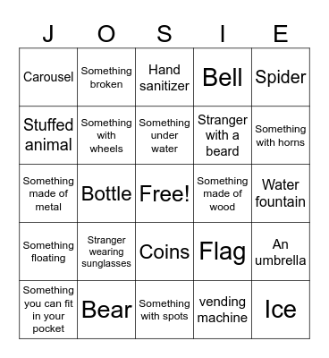 Happy Birthday Bingo Card