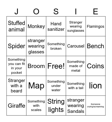 Happy Birthday Bingo Card