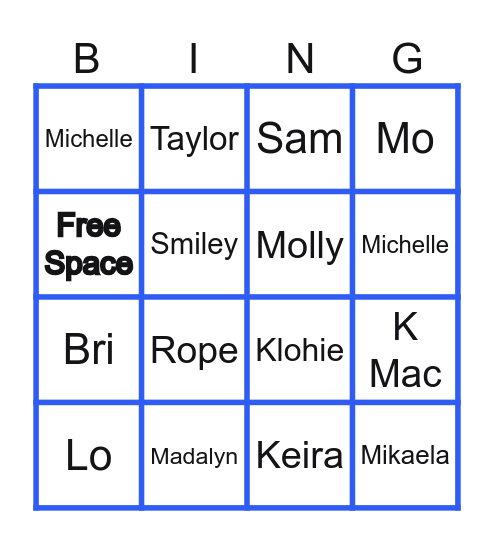 Elite Diamonds Gala Bingo Card