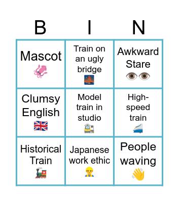 Paths to Railway Bingo 🚈 Bingo Card