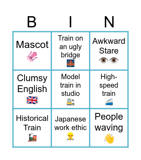 Paths to Railway Bingo 🚈 Bingo Card