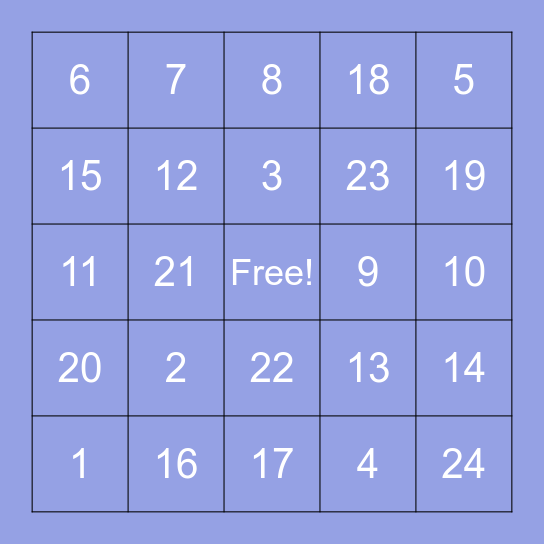 BBS 9th Anni BINGO Card