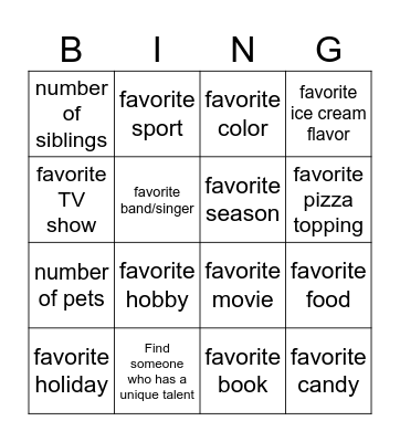 669bcd0a7150707ae Bingo Card