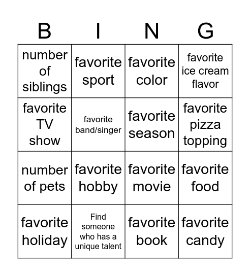 669bcd0a7150707ae Bingo Card