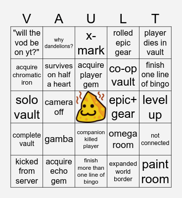 VH S4 BINGO Card