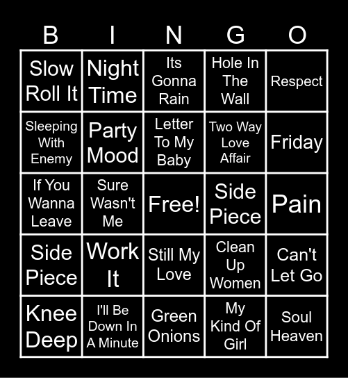 SAGE Bingo Card