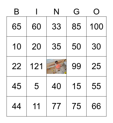 MULTIPLICATION FACTS OF 5,10, 11 Bingo Card