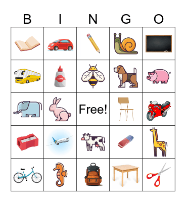 Test Name Bingo Card