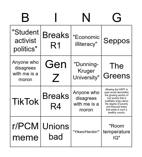 endersai bingo Card