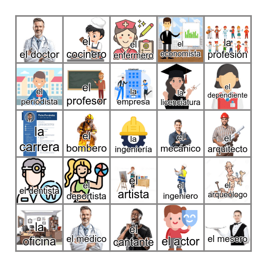 LA LOTERÍA Bingo Card