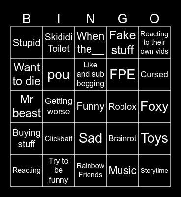 LankyBox Bingo Card