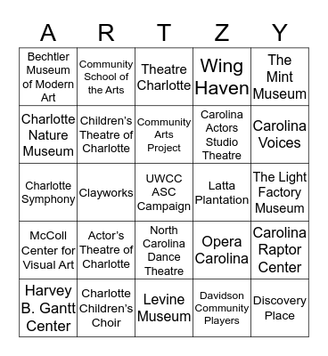 ASC BINGO Card