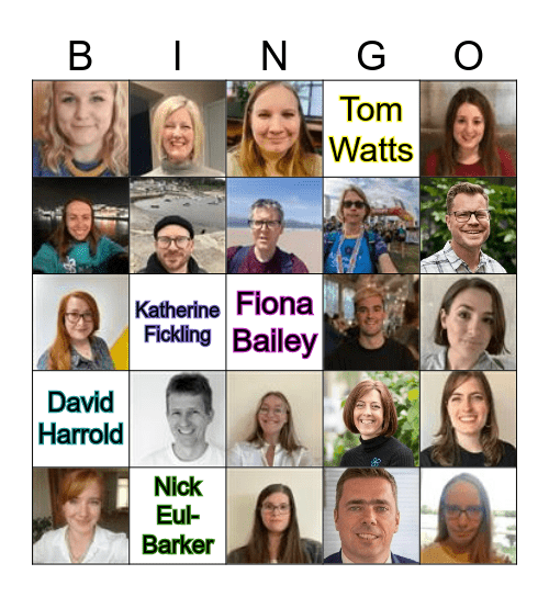 Team Bingo Card