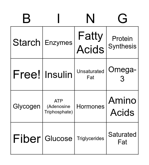 Building blocks Bingo Card