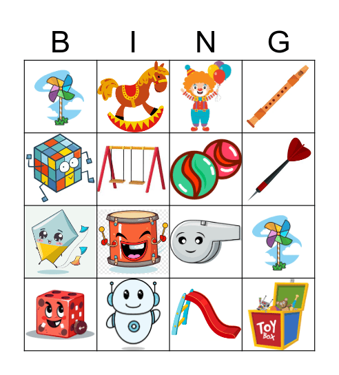 TOYS Bingo Card