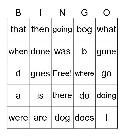 Jorgia's Bingo 1 Bingo Card