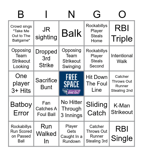 Rockabillys Bingo Card