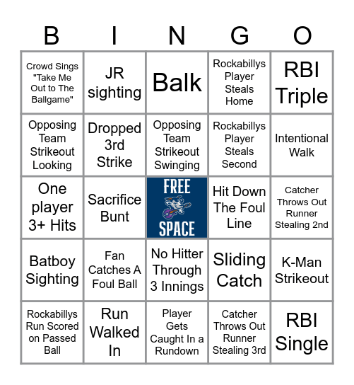 Rockabillys Bingo Card