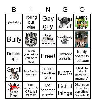 Status update - 2018 Bingo Card