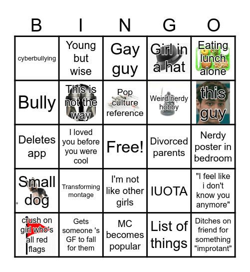 Status update - 2018 Bingo Card