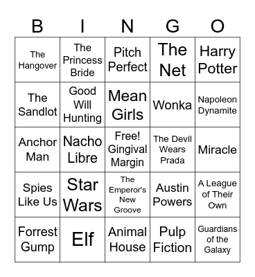 CU Class of 2028 Bingo Card