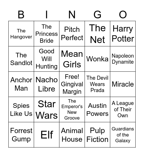 CU Class of 2028 Bingo Card
