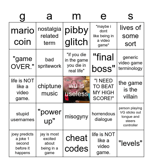 if you die in video game you die in reallife (prime empire ninjago) Bingo Card