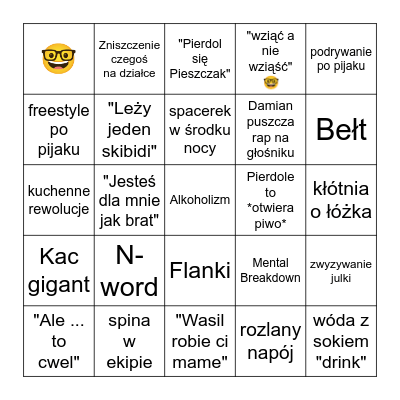 Działeczka 2024 Bingo Card
