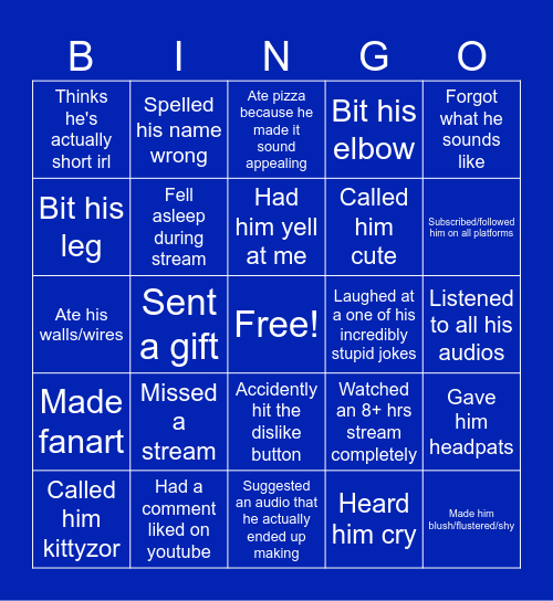 ABAZORVA Bingo Card