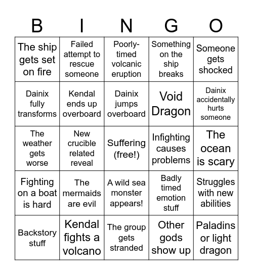 What ELSE Could Go Wrong? Bingo Card