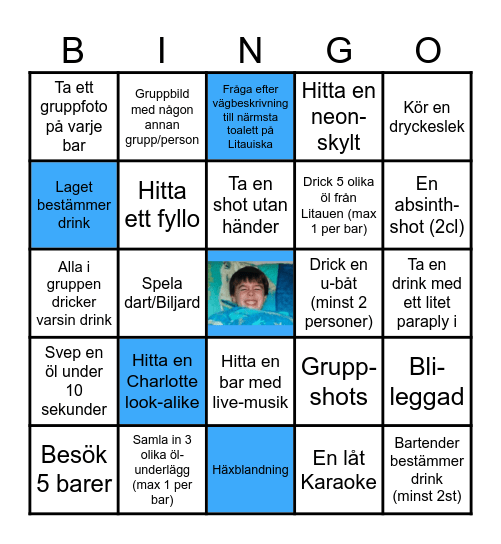 Carls Svensexa Bingo Card