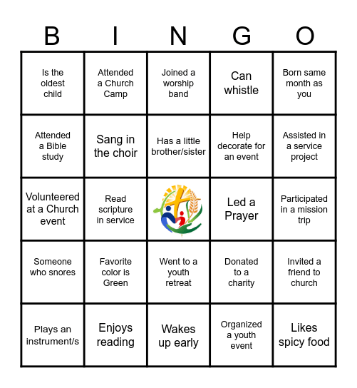 HUMAN BINGO Card