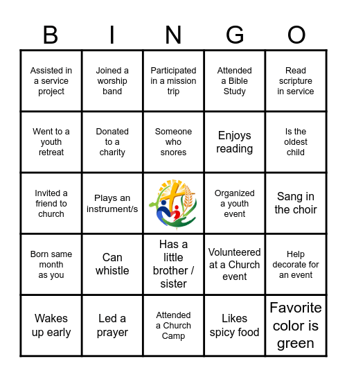 HUMAN BINGO Card