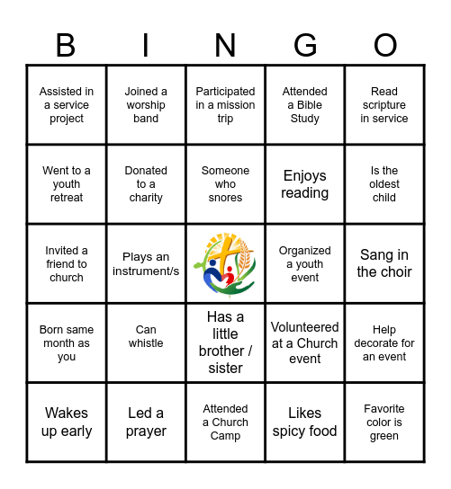 HUMAN BINGO Card