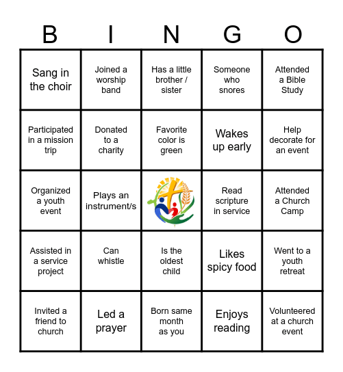 HUMAN BINGO Card